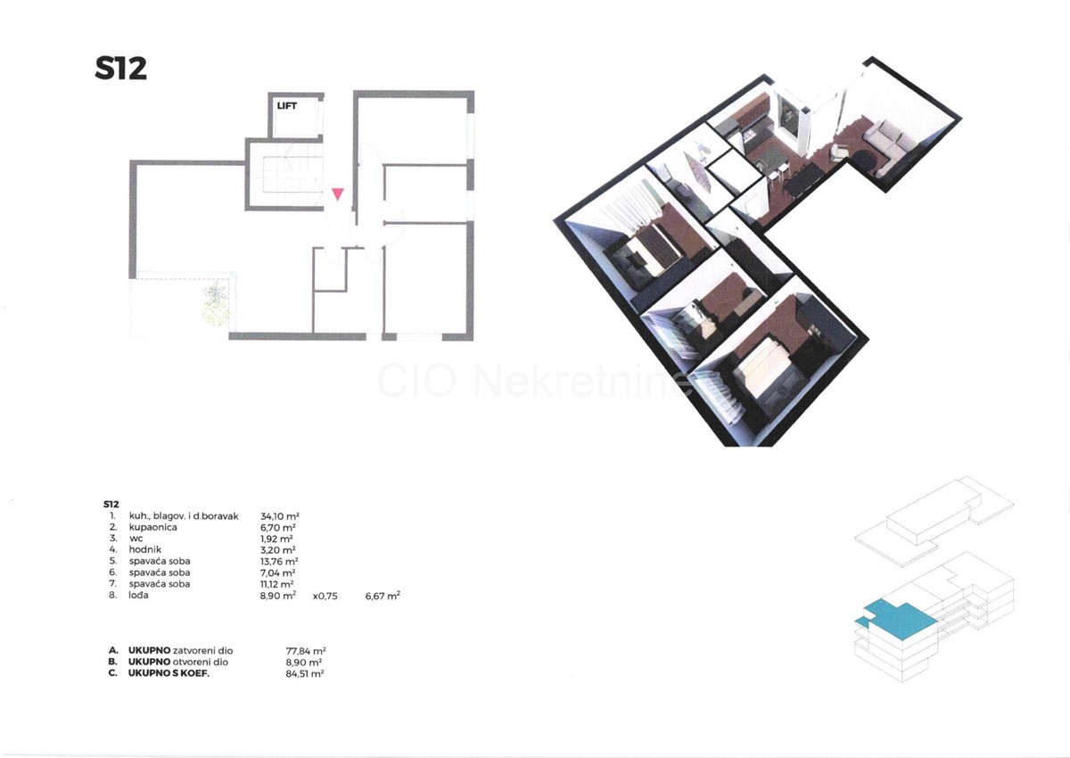 Apartmán Na prodej - SPLITSKO-DALMATINSKA SPLIT