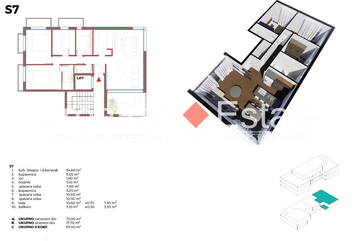 Apartmán Na predaj - SPLITSKO-DALMATINSKA SPLIT