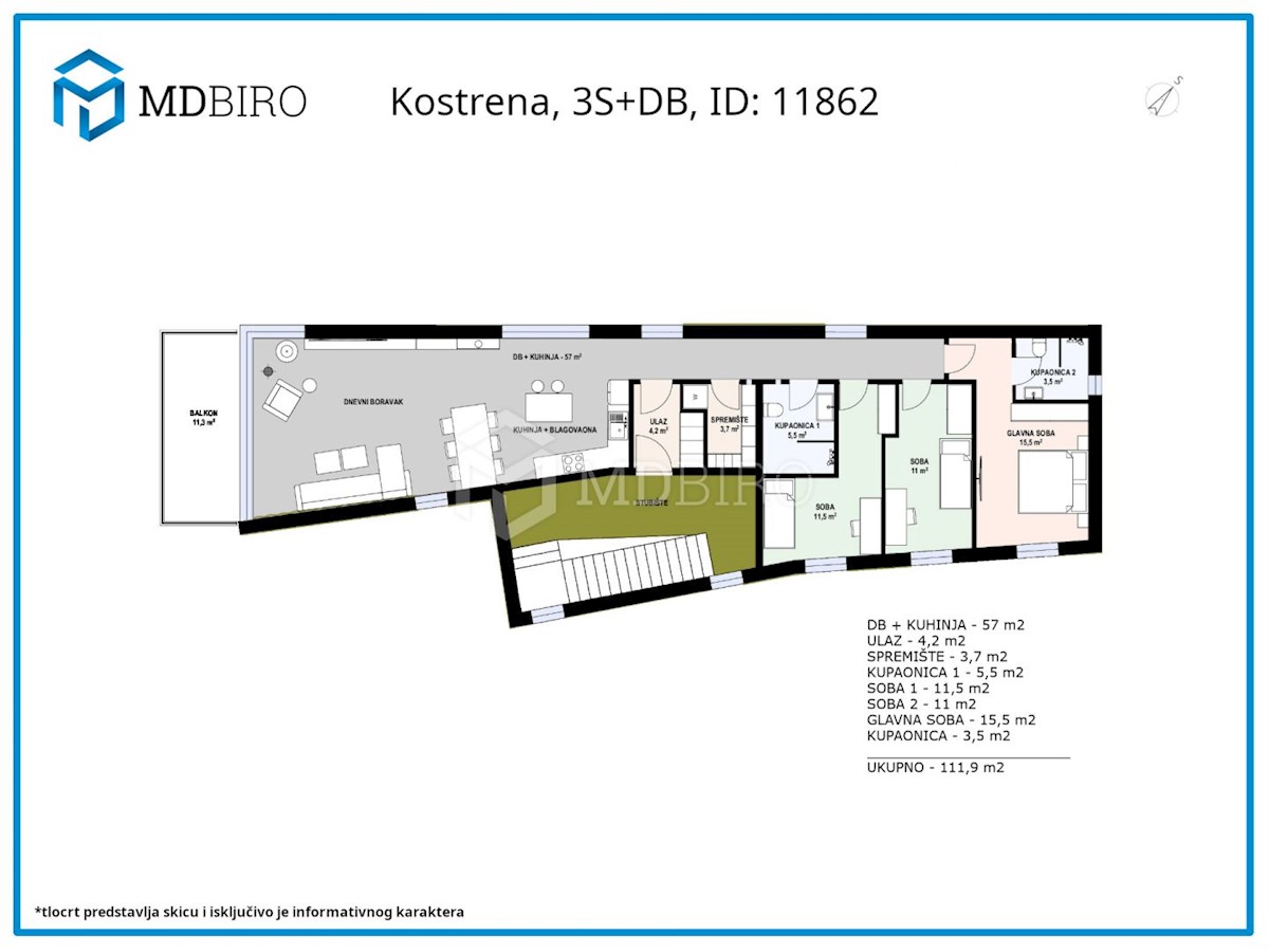 Apartment Zu verkaufen - PRIMORSKO-GORANSKA KOSTRENA