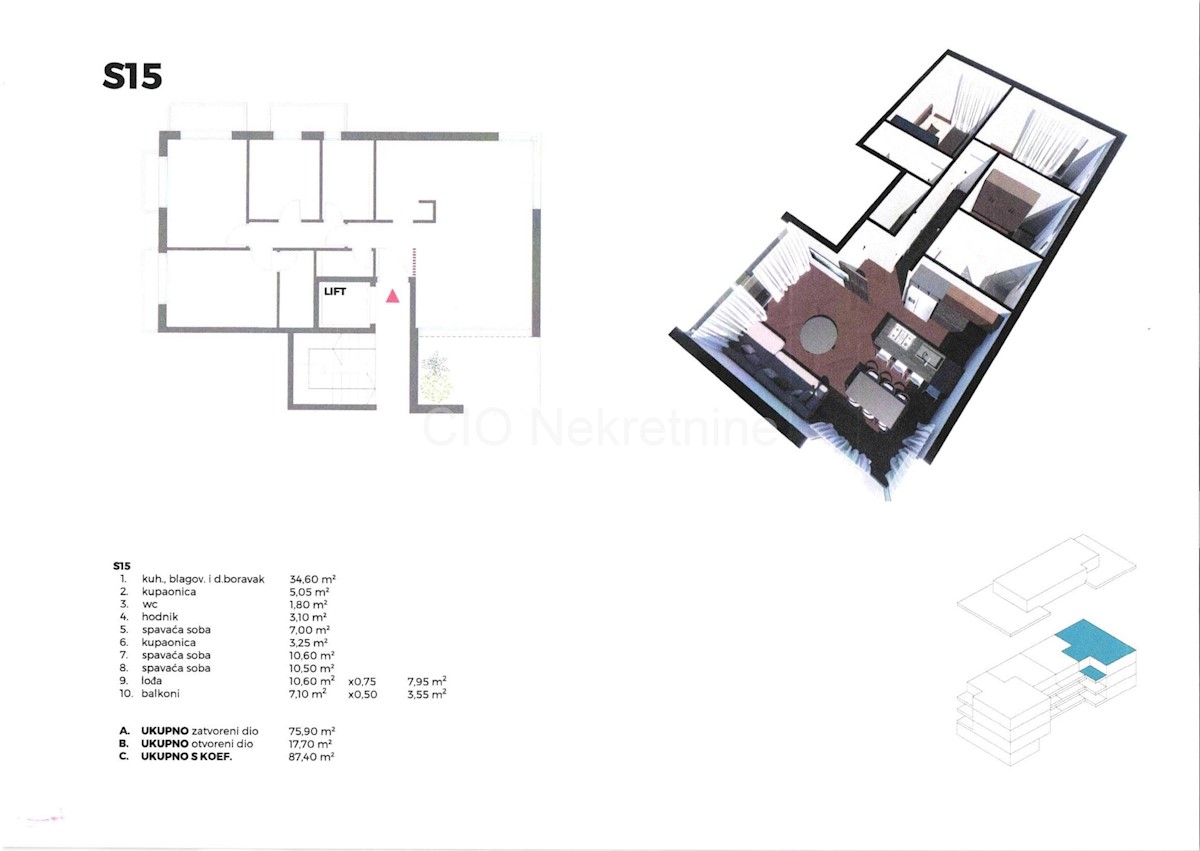 Apartment Zu verkaufen - SPLITSKO-DALMATINSKA SPLIT