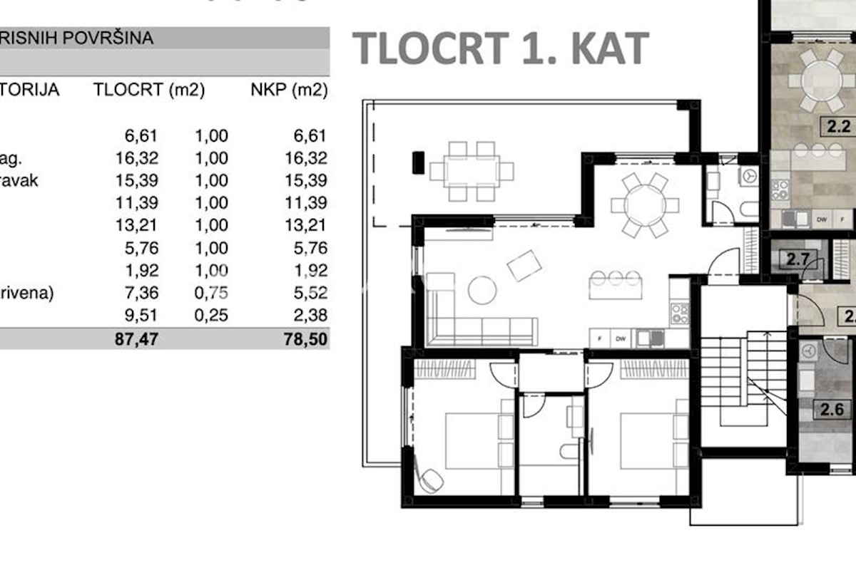 Apartmán Na predaj - PRIMORSKO-GORANSKA KRK