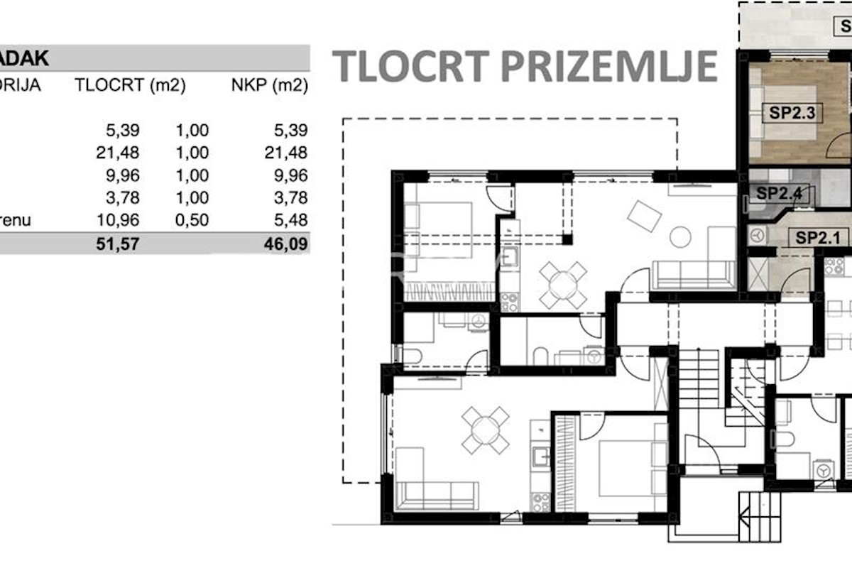 Flat For sale - PRIMORSKO-GORANSKA KRK