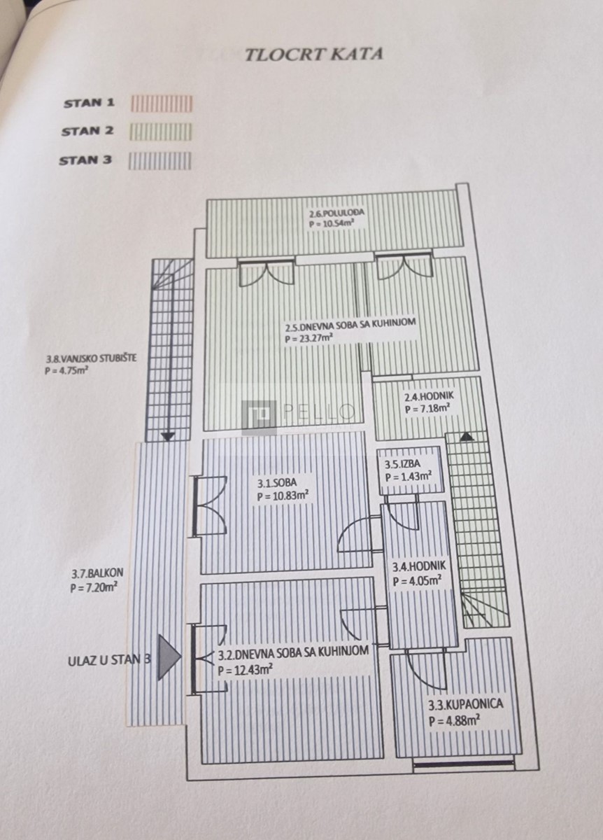 Apartma Na predaj - DUBROVAČKO-NERETVANSKA OREBIĆ