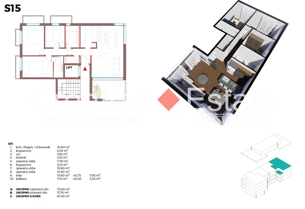 Apartment Zu verkaufen - SPLITSKO-DALMATINSKA SPLIT