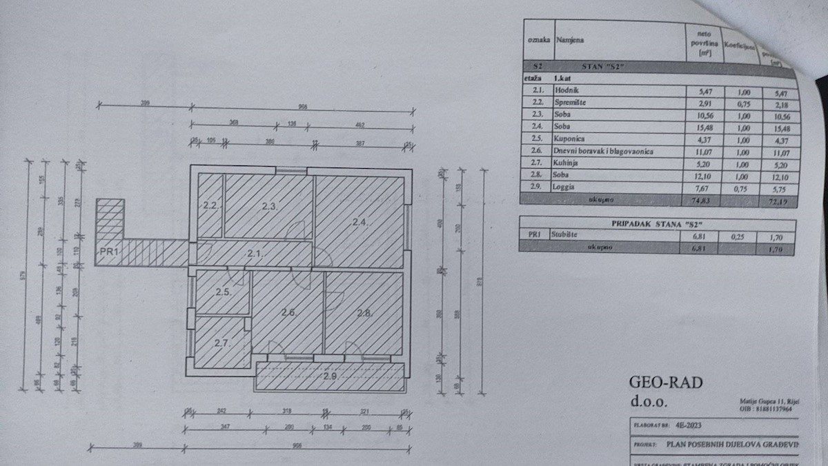 Apartment Zu verkaufen - PRIMORSKO-GORANSKA Rijeka