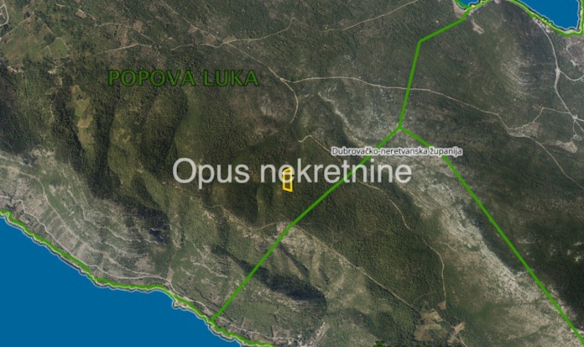 Parcela Naprodaj - DUBROVAČKO-NERETVANSKA Janjina