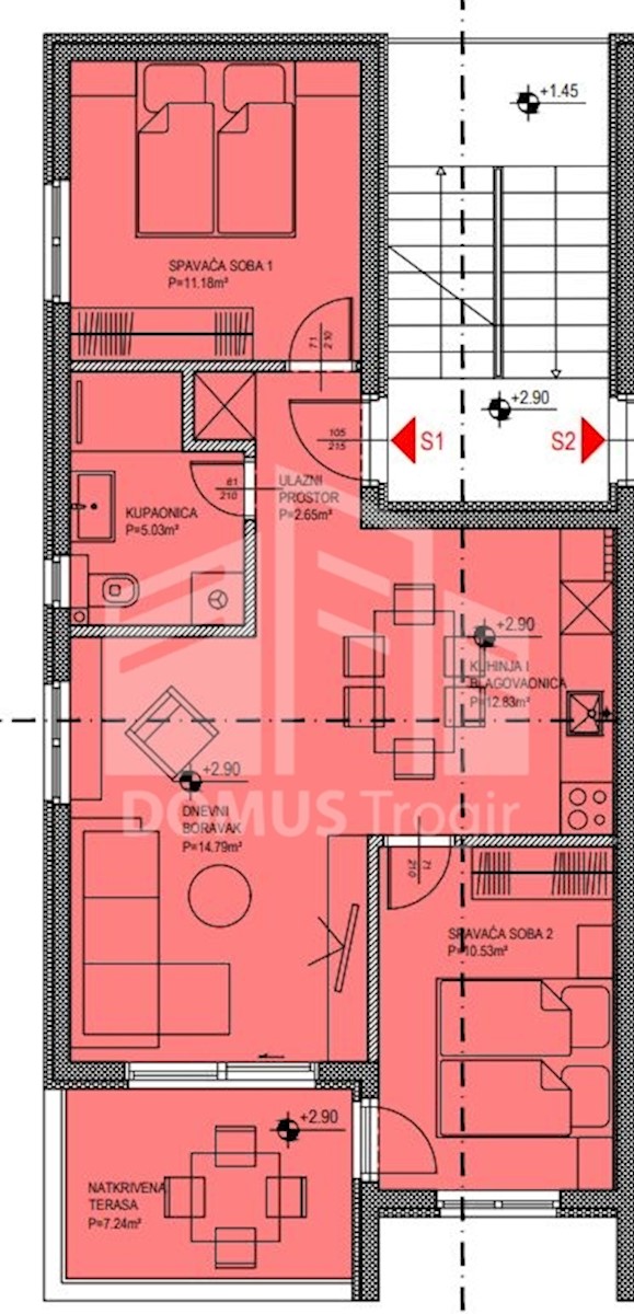 Apartmán Na prodej - SPLITSKO-DALMATINSKA KAŠTELA