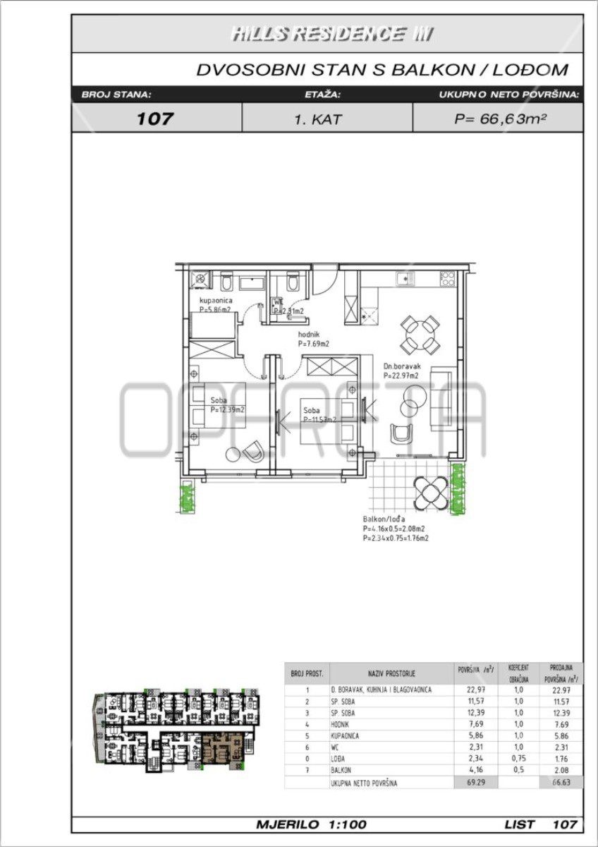 Appartement À vendre - SPLITSKO-DALMATINSKA MAKARSKA