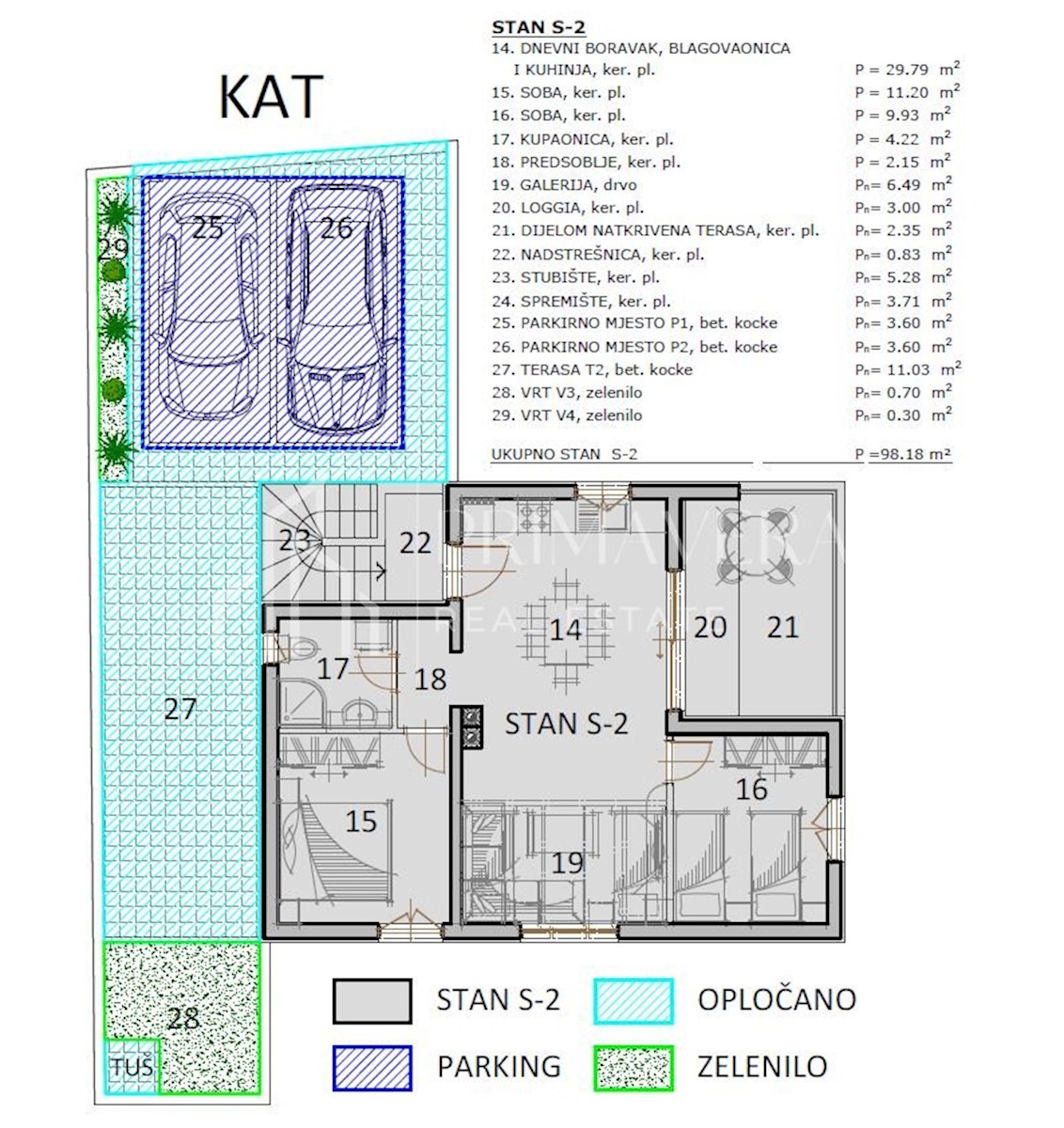 Apartmán Na predaj - ZADARSKA POSEDARJE