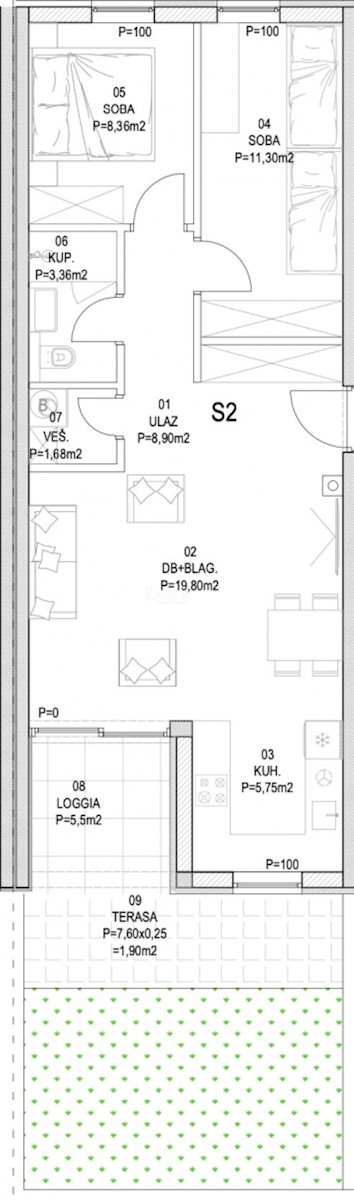 Flat For sale - ISTARSKA BARBAN