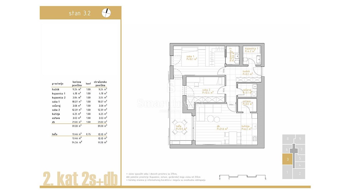 Apartment Zu verkaufen - PRIMORSKO-GORANSKA RIJEKA