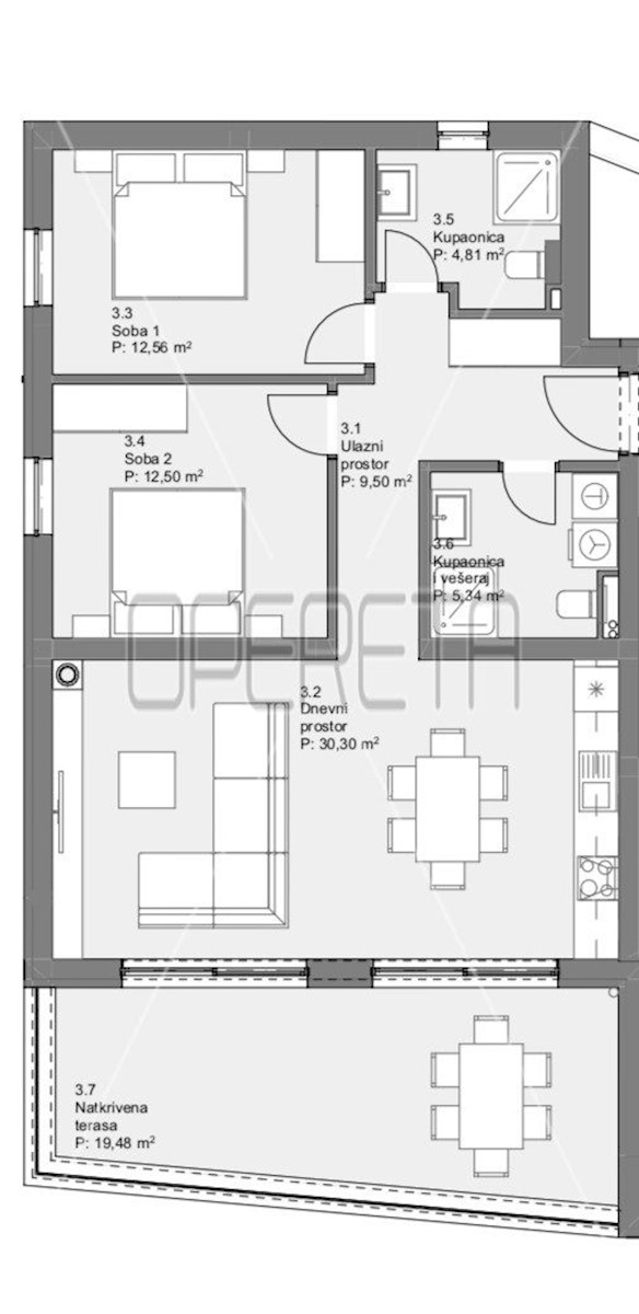 Apartment Zu verkaufen - ŠIBENSKO-KNINSKA TRIBUNJ