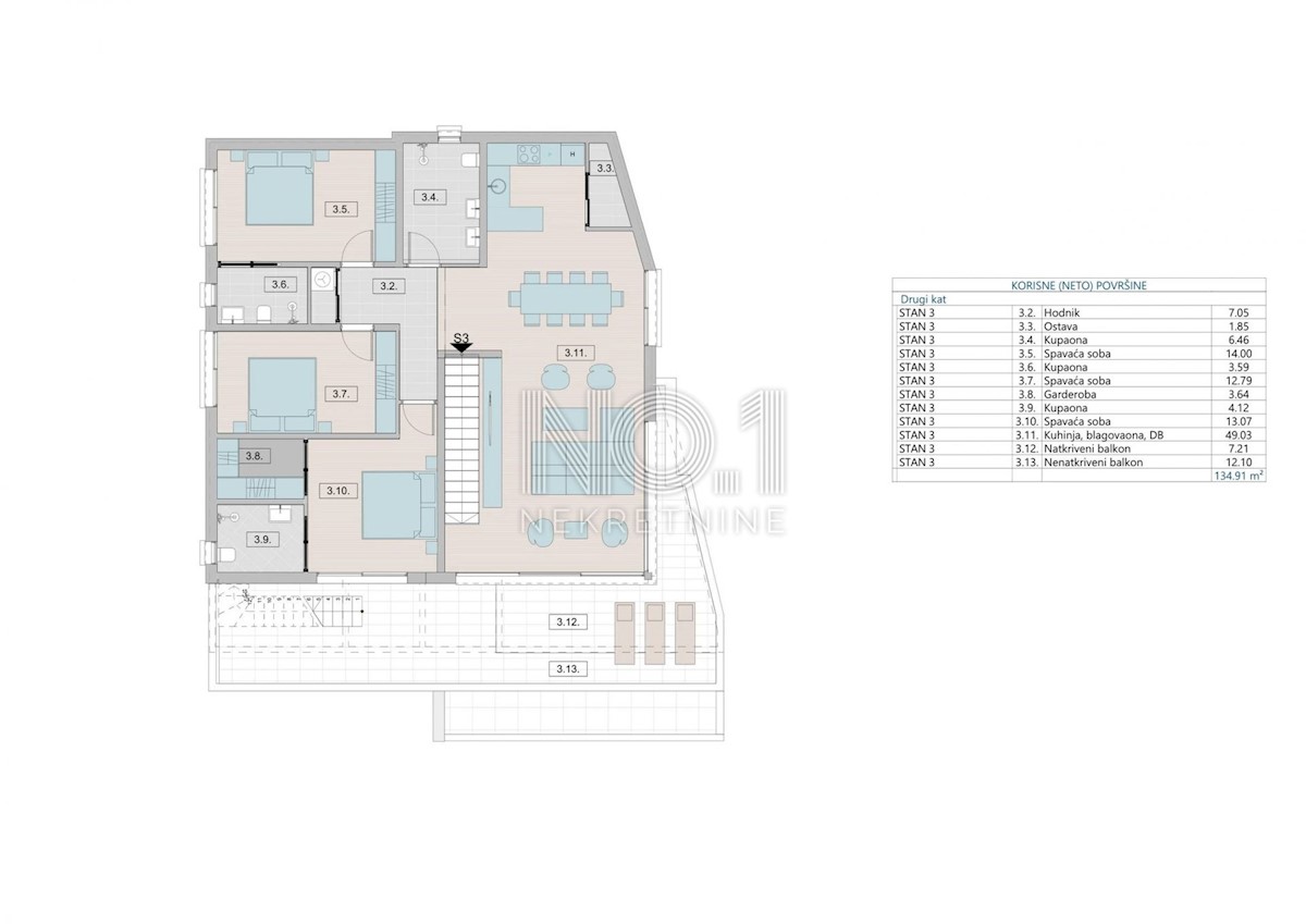 Appartement À vendre - PRIMORSKO-GORANSKA KRK