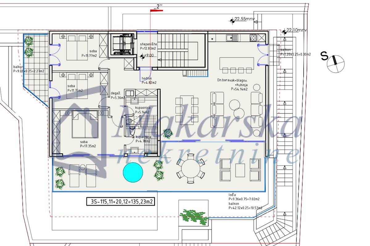 Appartement À vendre - SPLITSKO-DALMATINSKA MAKARSKA