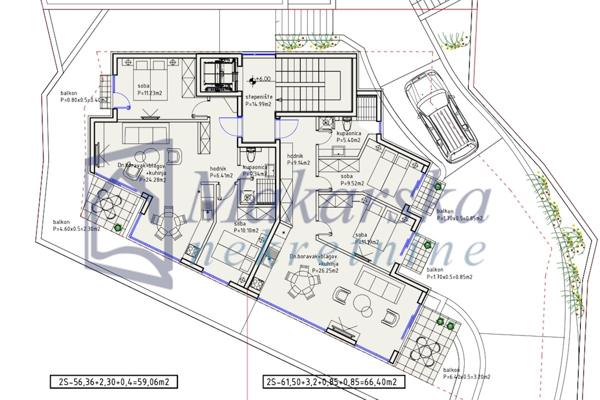 Appartement À vendre - SPLITSKO-DALMATINSKA MAKARSKA