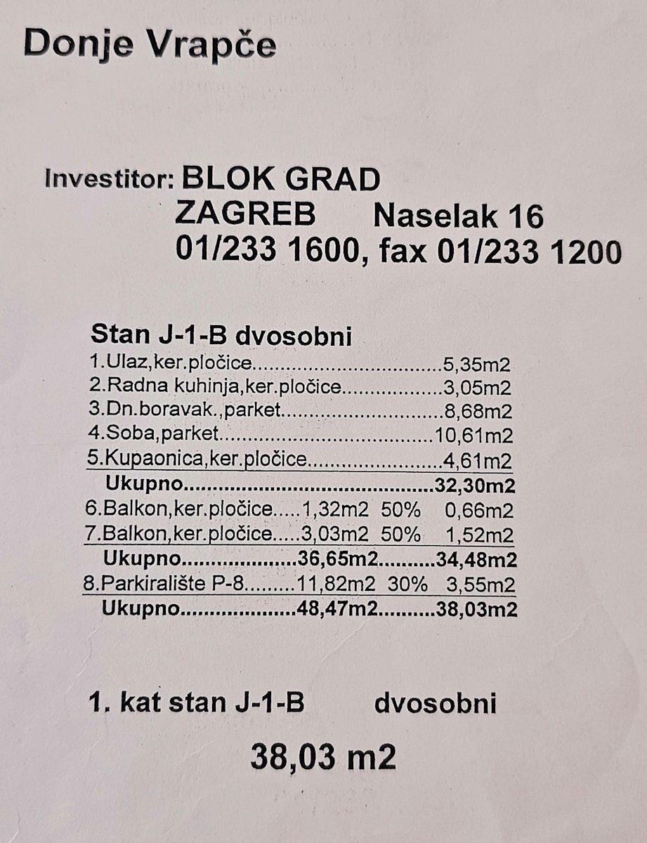 Stan Na prodaju - GRAD ZAGREB ZAGREB