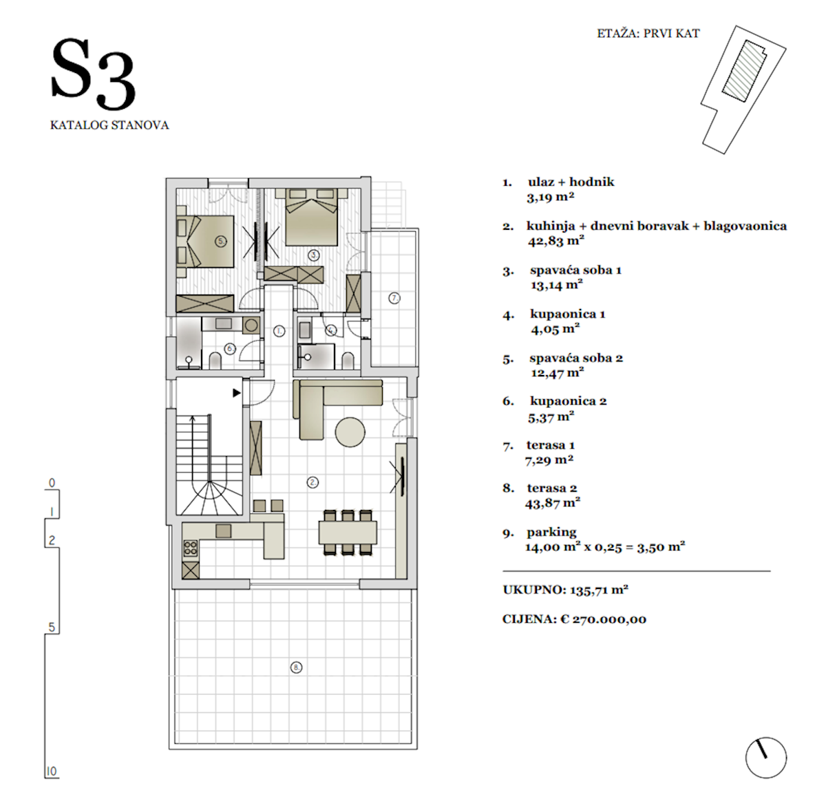 Apartmán Na prodej - ŠIBENSKO-KNINSKA VODICE