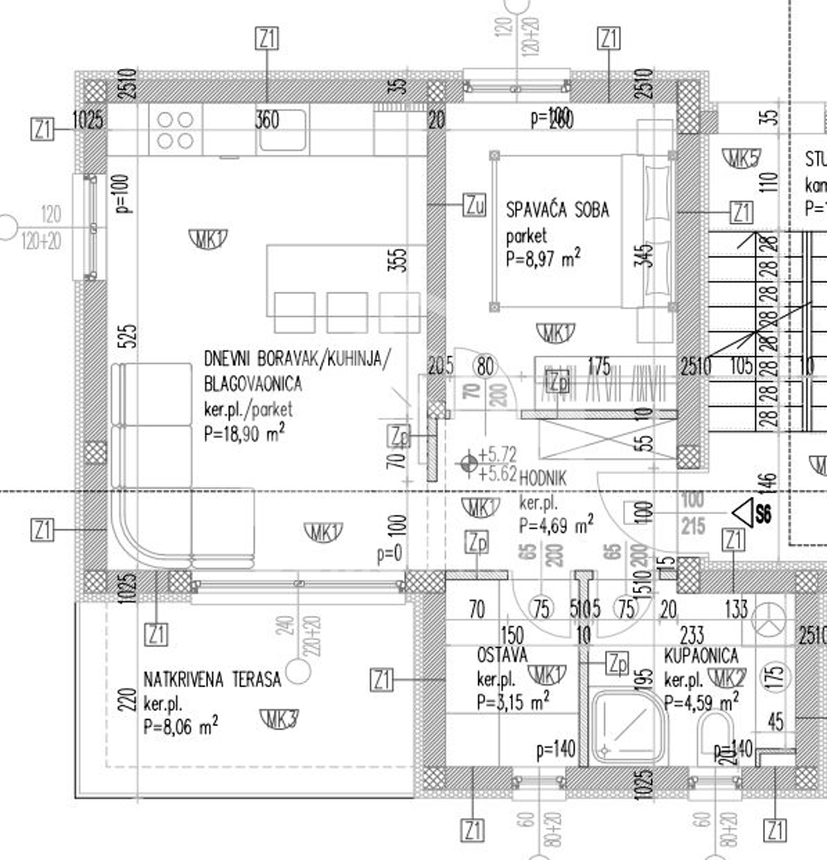 Apartma Na predaj - SPLITSKO-DALMATINSKA MARINA