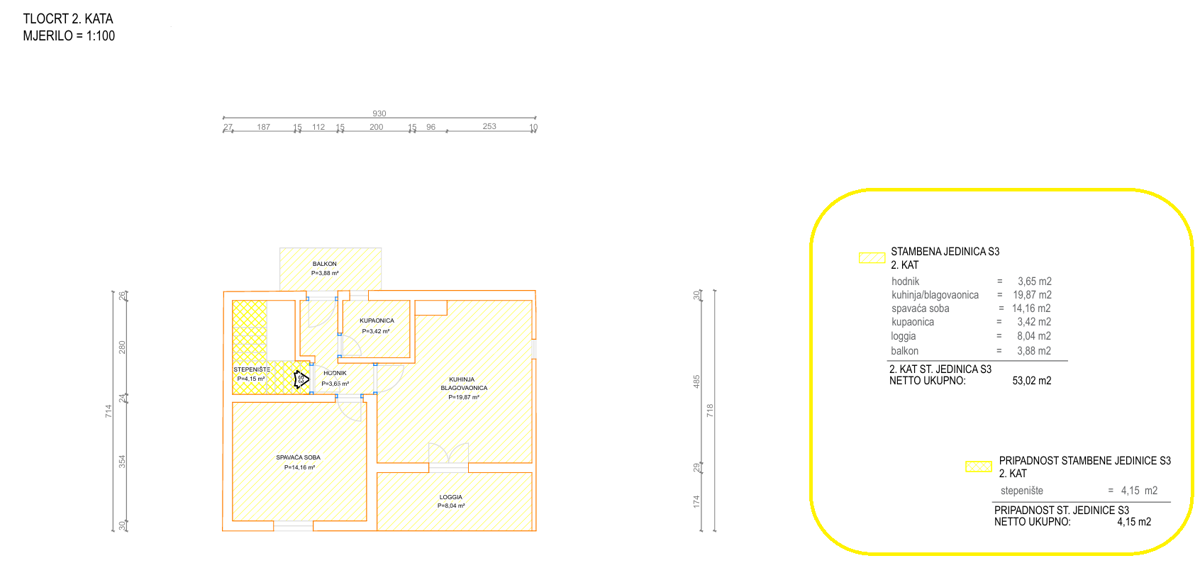 Apartment Zu verkaufen - ŠIBENSKO-KNINSKA MURTER