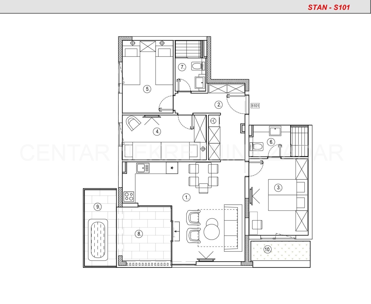 Flat For sale - ZADARSKA SUKOŠAN