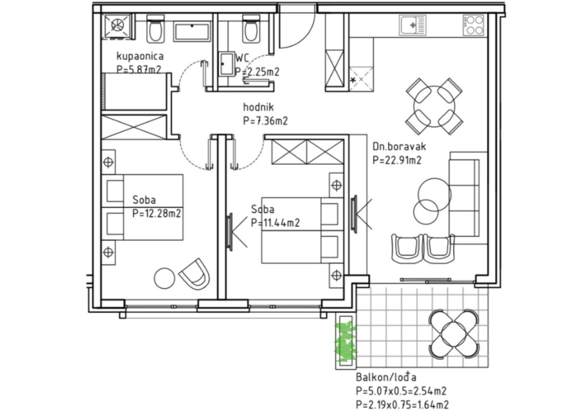 Apartma Na predaj - SPLITSKO-DALMATINSKA MAKARSKA