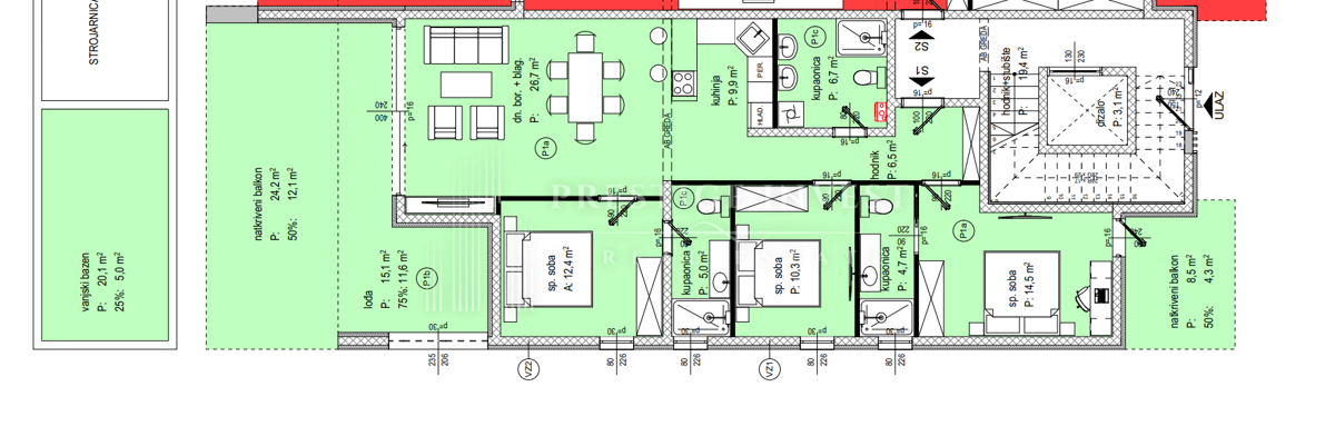 Apartment Zu verkaufen - ZADARSKA SUKOŠAN