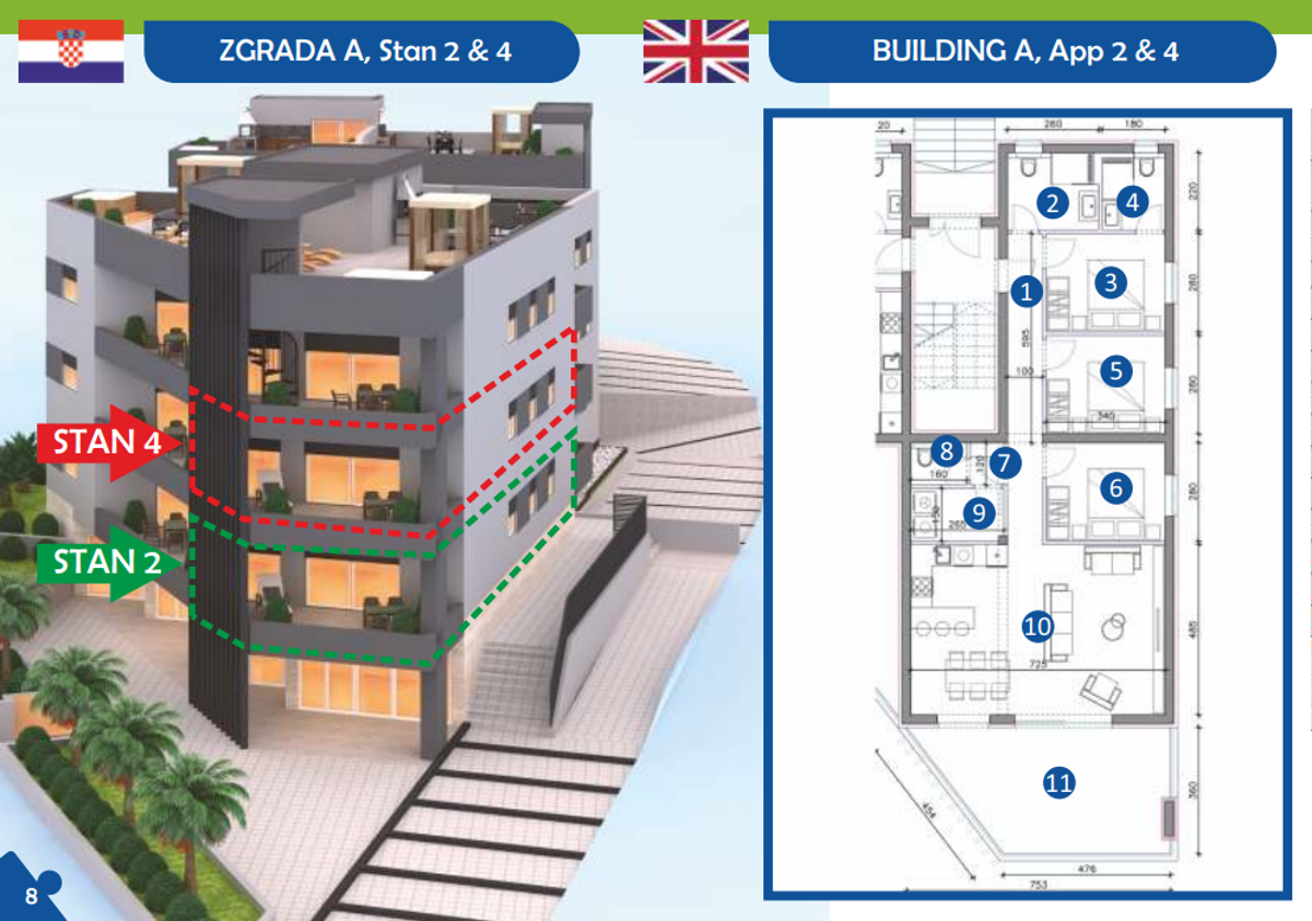 Apartmán Na prodej - ZADARSKA SUKOŠAN