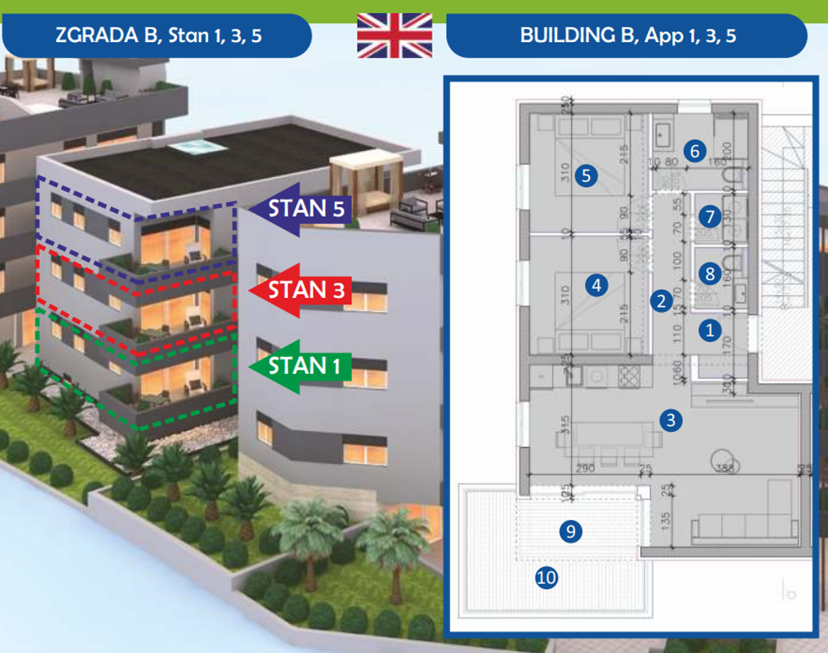 Flat For sale - ZADARSKA SUKOŠAN