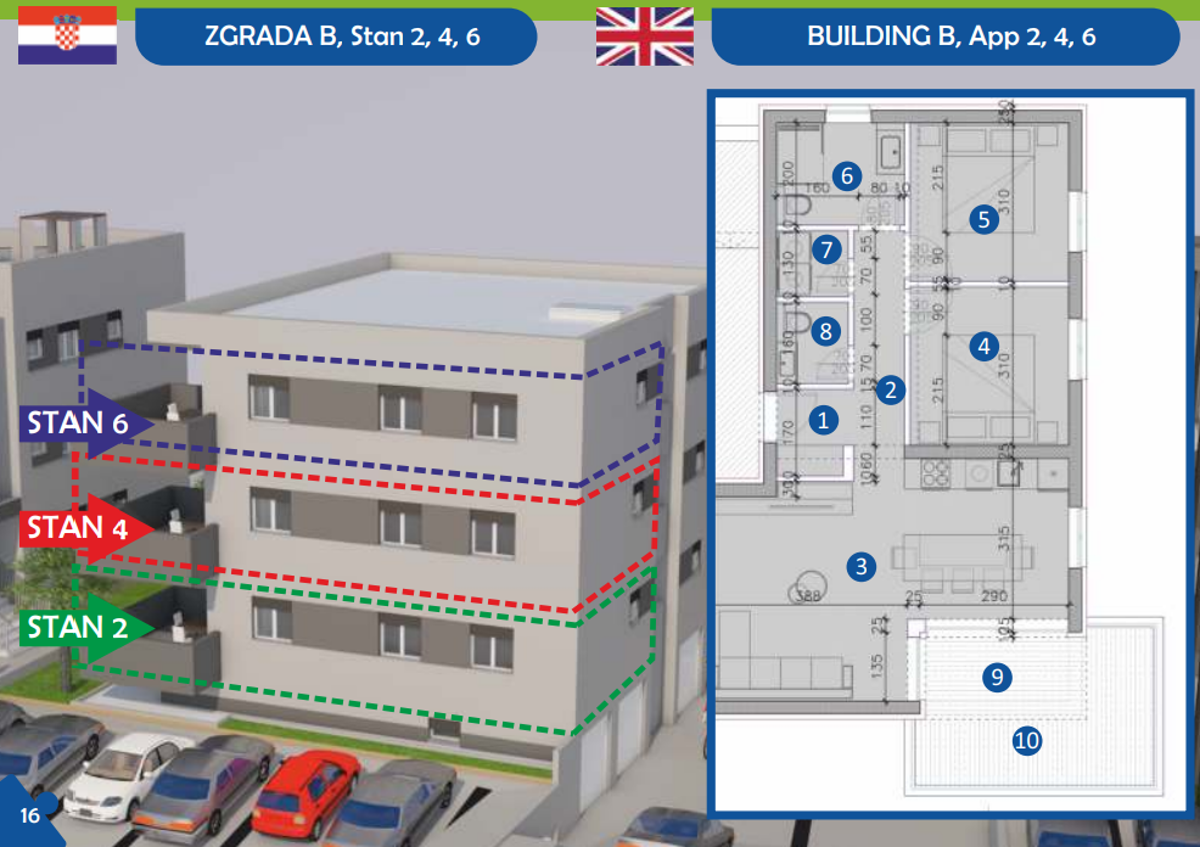 Apartmán Na prodej - ZADARSKA SUKOŠAN