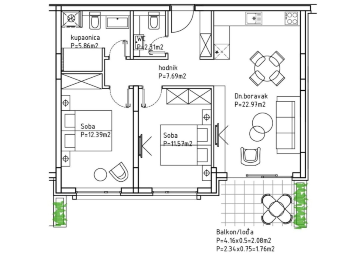 Apartment Zu verkaufen - SPLITSKO-DALMATINSKA MAKARSKA