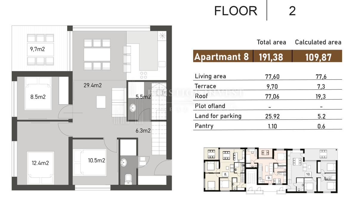 Apartma Na predaj - ZADARSKA NIN