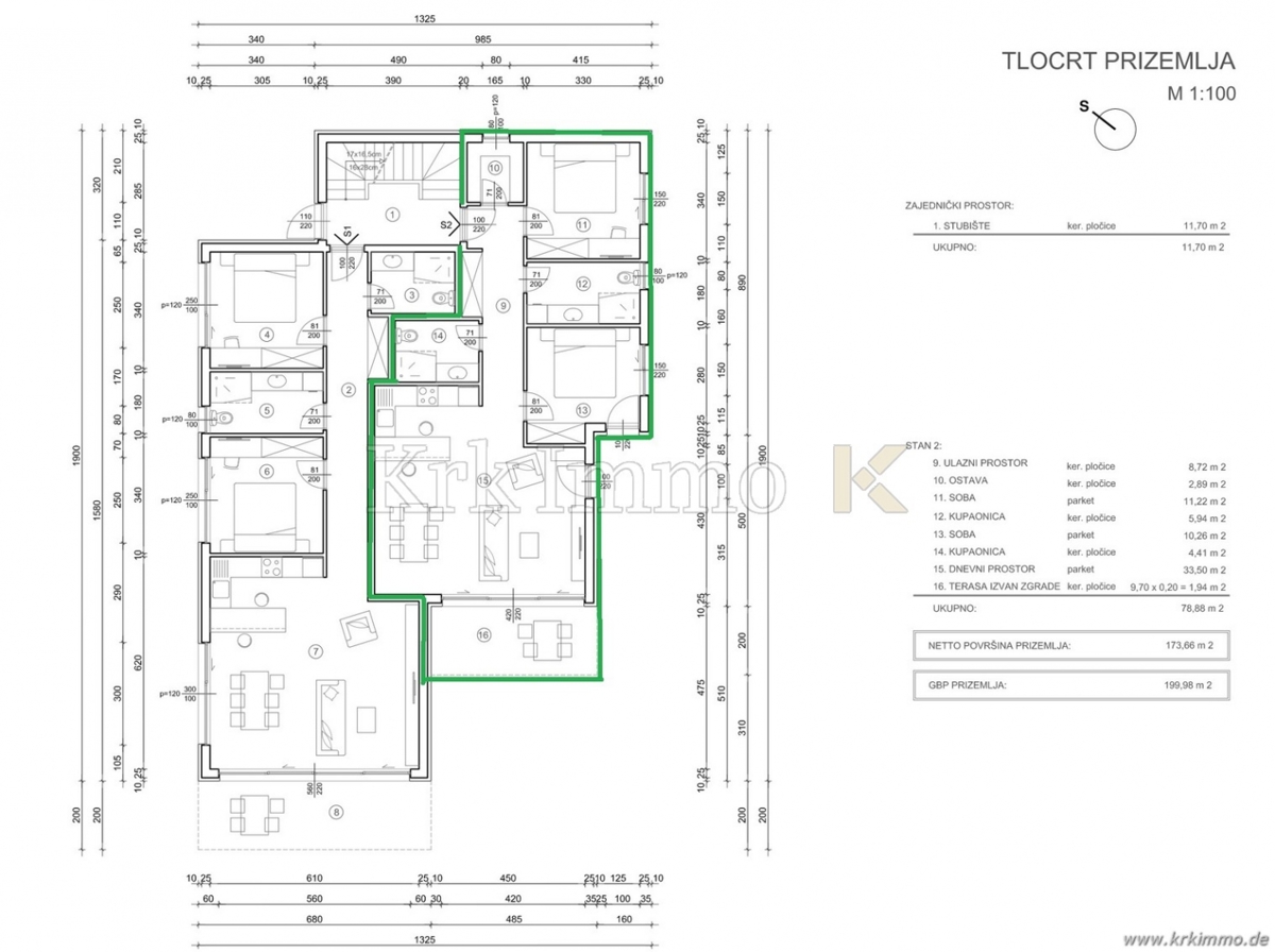 Flat For sale - PRIMORSKO-GORANSKA KRK