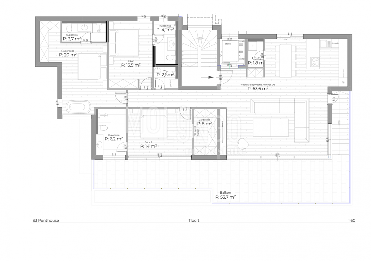 Flat For rent - PRIMORSKO-GORANSKA OPATIJA