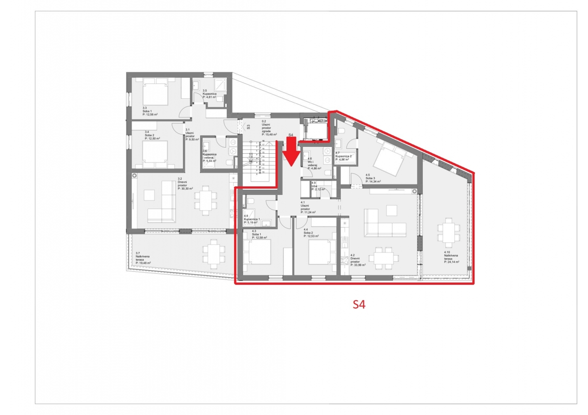 Apartmán Na predaj - ŠIBENSKO-KNINSKA TRIBUNJ