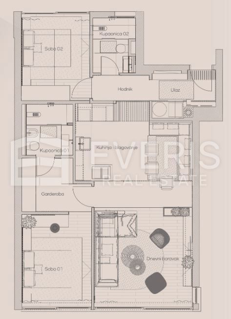 Appartement À vendre - PRIMORSKO-GORANSKA OPATIJA