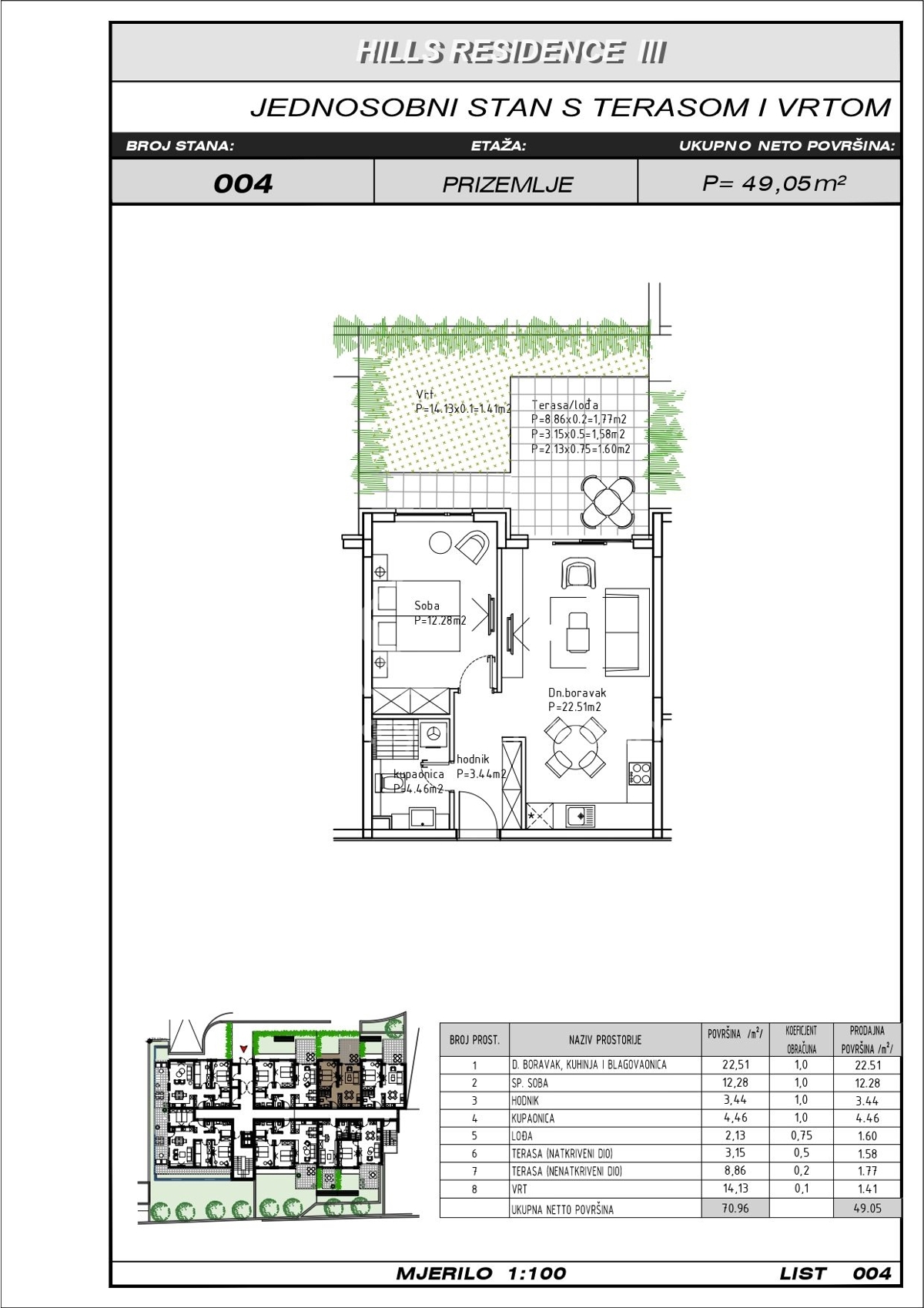 Apartmán Na prodej - SPLITSKO-DALMATINSKA MAKARSKA