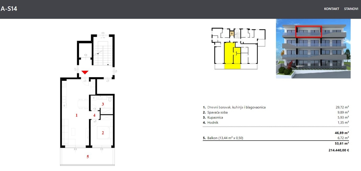 Apartmán Na predaj - SPLITSKO-DALMATINSKA PODGORA