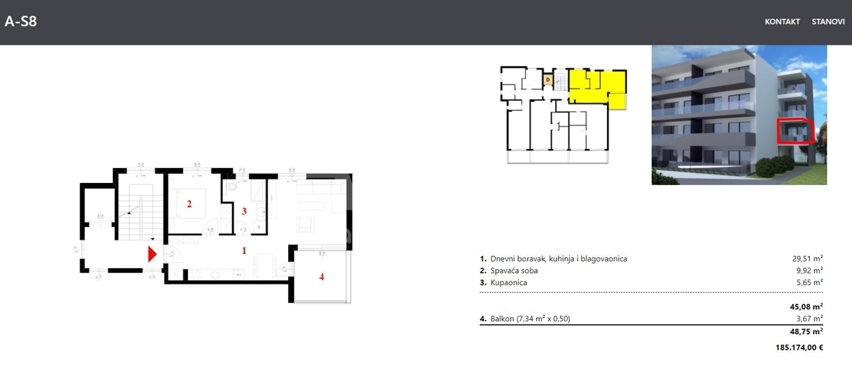 Apartmán Na prodej - SPLITSKO-DALMATINSKA PODGORA