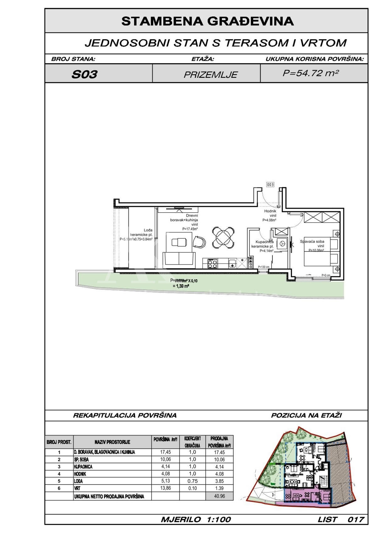 Flat For sale - SPLITSKO-DALMATINSKA PODGORA