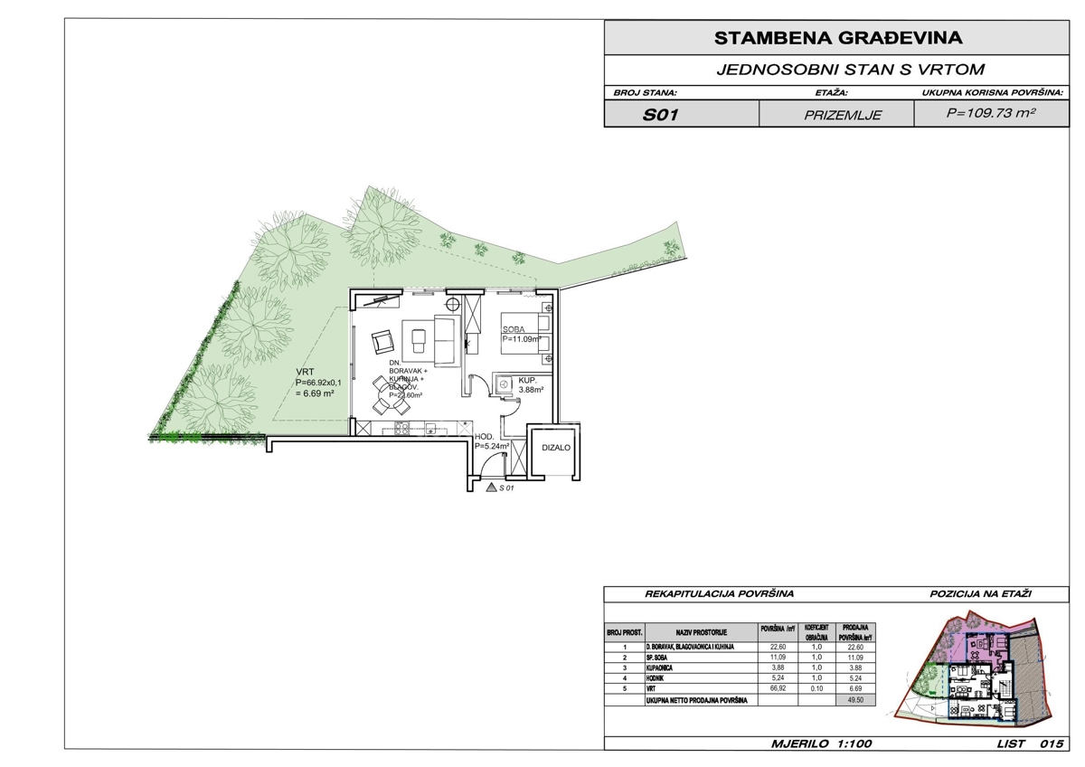 Apartmán Na prodej - SPLITSKO-DALMATINSKA PODGORA