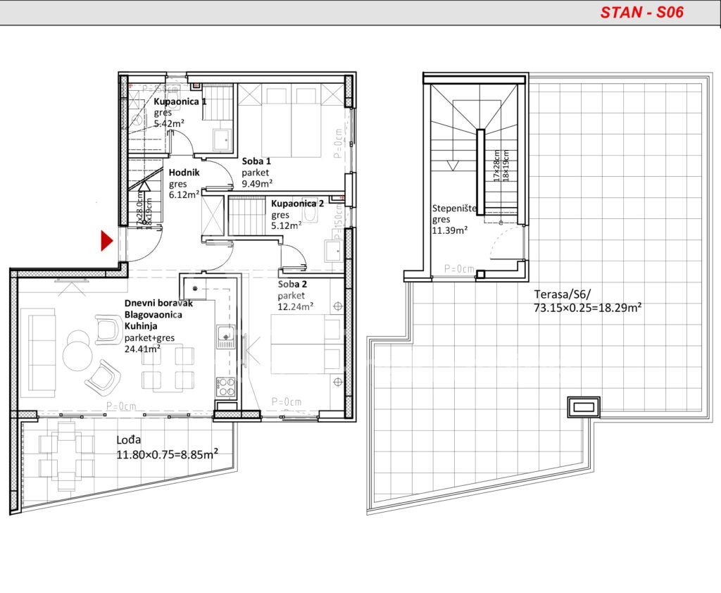 Flat For sale - ZADARSKA SUKOŠAN