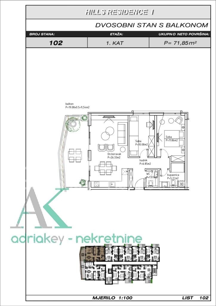 Apartment Zu verkaufen - SPLITSKO-DALMATINSKA MAKARSKA