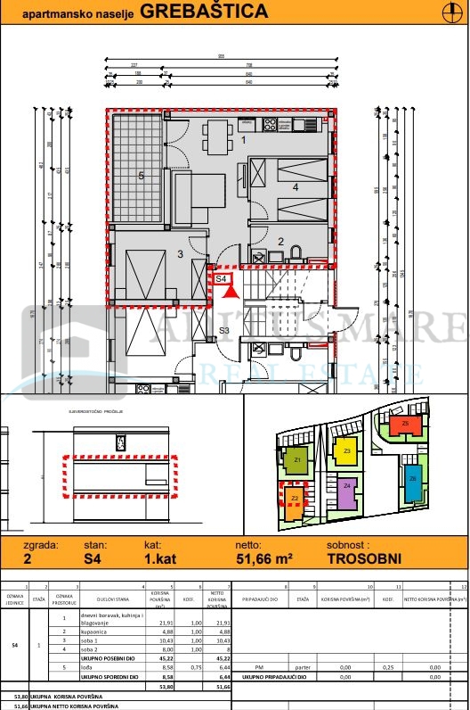 Appartement À vendre - ŠIBENSKO-KNINSKA ŠIBENIK