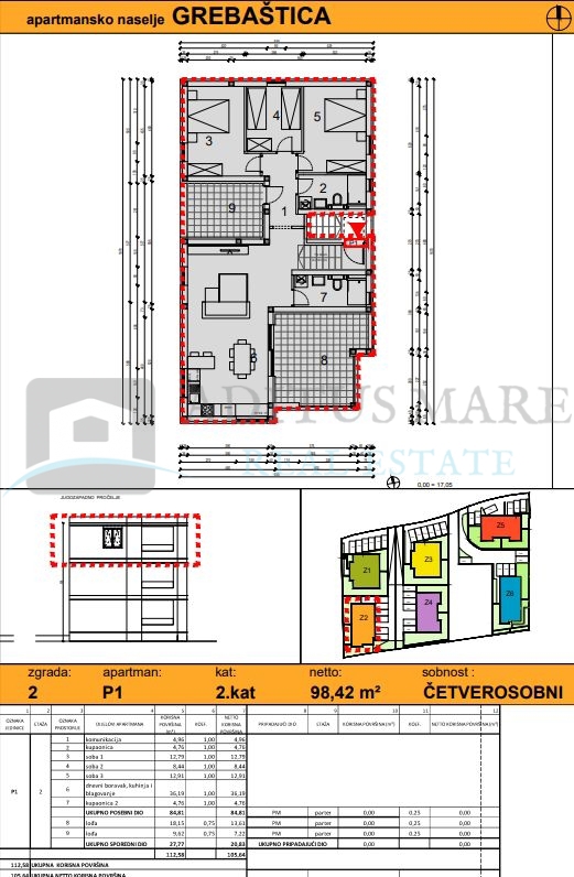 Appartement À vendre - ŠIBENSKO-KNINSKA ŠIBENIK