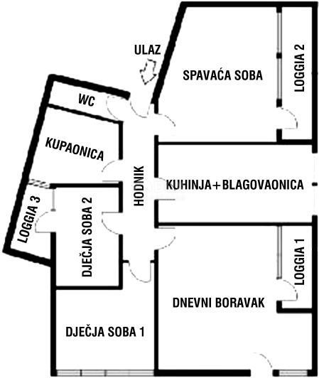 Appartement À louer - PRIMORSKO-GORANSKA RIJEKA