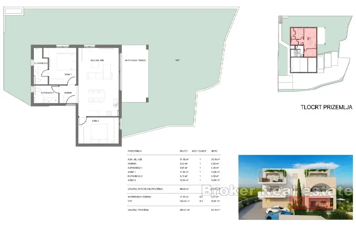 Flat For sale - SPLITSKO-DALMATINSKA ČIOVO