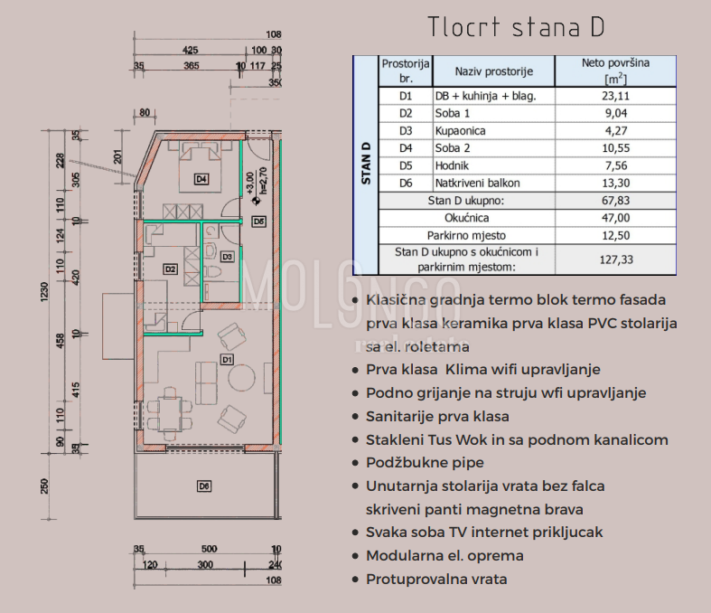 Flat For sale - PRIMORSKO-GORANSKA KRK