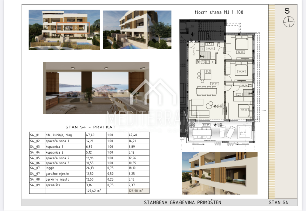 Apartment Zu verkaufen - ŠIBENSKO-KNINSKA Primošten