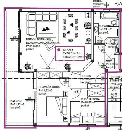 Appartement À vendre - Zadarska Privlaka - foto 4/4