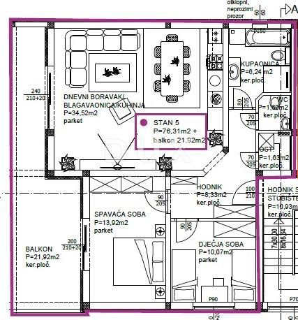 Appartement À vendre - ZADARSKA Privlaka